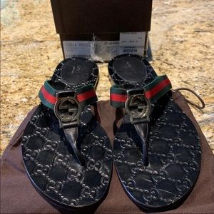 Gucci Gucci Lifford Sandals Flip Flops.